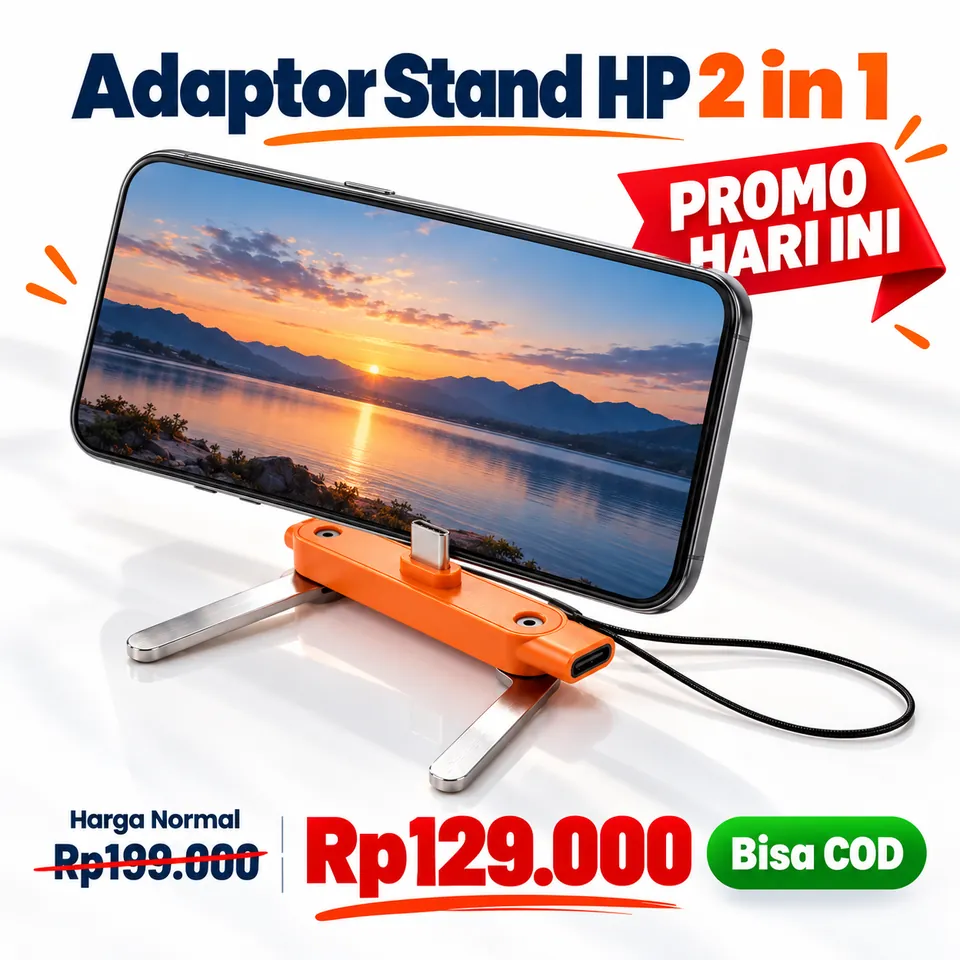 Adaptor Stand HP 2 in 1 Type-C — promo